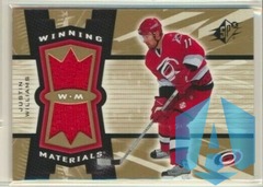 2006-07 Upper Deck SPX Winning Materials Dual Jersey Gold Justin Williams WM-JW Hurricanes